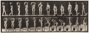 Plaat 226. Waterkruik van schouder naar grond verplaatsen en omdraaien door Eadweard Muybridge