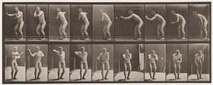 Plaat 281. Honkbal; Vangen en Gooien door Eadweard Muybridge
