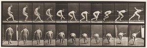 Plaat 287. Honkbal; Rennen en bal oppakken door Eadweard Muybridge