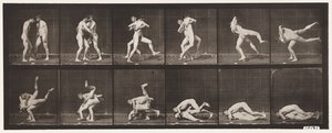 Plaat 347. Worstelen, Grieks-Romeins, 1885