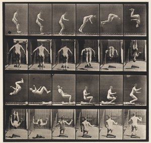 Rennende salto door Eadweard Muybridge