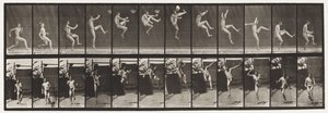 Plaat 366. Rennen, haken en schoppen door Eadweard Muybridge