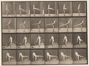 Plaat 370. Eerste Ballet Actie door Eadweard Muybridge