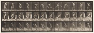Plaat 387. Boer, Gebruikmakend van een Lange Steel Schep door Eadweard Muybridge