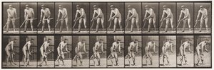 Plaat 391. Boer, Gras Maaien door Eadweard Muybridge