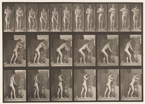 Plaat 395. Een krukhandvat draaien door Eadweard Muybridge