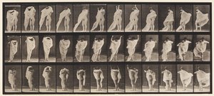 Plaat 416. Toilet, jurk aantrekken door Eadweard Muybridge