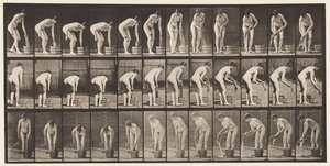 Plaat 433. Kleren uitwringen door Eadweard Muybridge