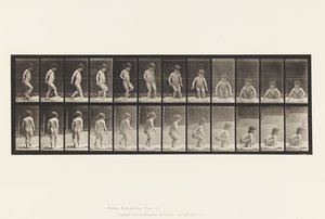Plaat 476. Kind, zittend op de grond door Eadweard Muybridge
