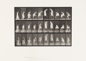 Plaat 513. Op en Af Tafel Gaan door Eadweard Muybridge