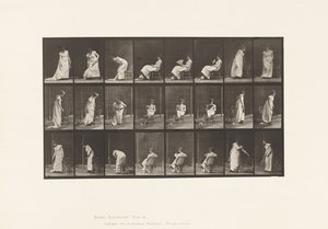 Zitten, Opstaan, enz., 1885 door Eadweard Muybridge
