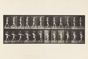 A, O-benen; Jongen; B, Spinale Caries; Meisje Lopend door Eadweard Muybridge