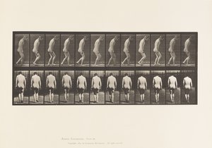 Plaat 558. Paraplegie; gedeeltelijk; lopen, 1885 door Eadweard Muybridge