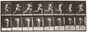 Plaat 61. Rennen op volle snelheid door Eadweard Muybridge
