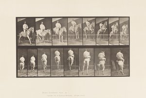 Plaat 645. Over een Hek Springen; Zadel; Oversteken en Landen door Eadweard Muybridge