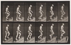 Plaat 91. Trappen oplopen door Eadweard Muybridge