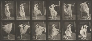Plaat nummer 188. Dansen (fantasie) door Eadweard Muybridge