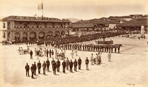 Receptie van de Kunstenaar, Quezaltenango, Guatemala door Eadweard Muybridge