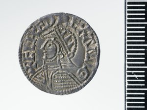 Penny van Æthelred II, London mint, 978 (zilver) (voorzijde van 3706819)
