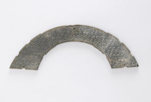 Dunne plaquette gesneden in boog van cirkel, van het type huang, Changsha, Hunan provincie