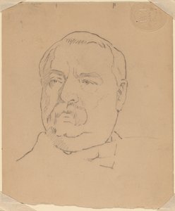 Grover Cleveland [recto] door Eastman Johnson