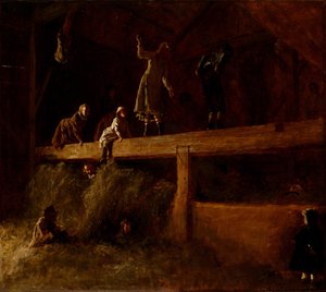 In de Hooizolder, c.1878