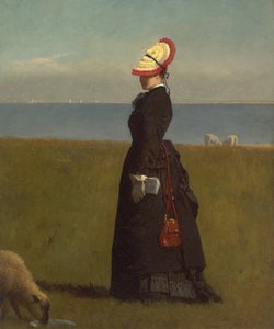 Lammetjes, Nantucket door Eastman Johnson
