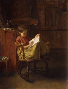 De Boston Schommelstoel door Eastman Johnson