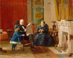 De familie Brown door Eastman Johnson