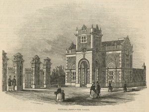 Victoria Park - de Lodge door Ebenezer Landells