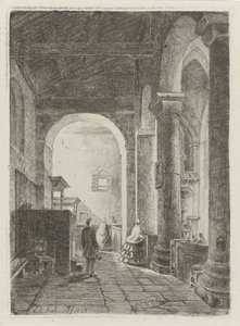 Interieur van een kerk