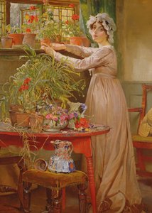 Bloemen schikken door Edgar Bundy