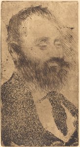 Alphonse Hirsch door Edgar Degas