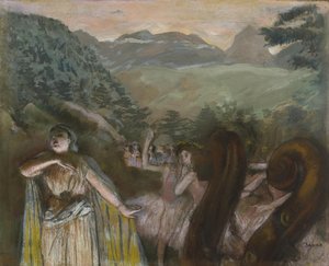 Aria na het Ballet door Edgar Degas