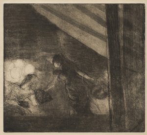 In het Café des Ambassadeurs, ca. 1879-80 door Edgar Degas