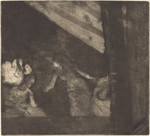 In het Café des Ambassadeurs door Edgar Degas