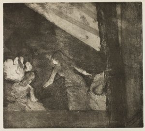 In het Ambassadeurscafé door Edgar Degas