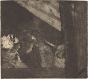 In het Café des Ambassadeurs door Edgar Degas