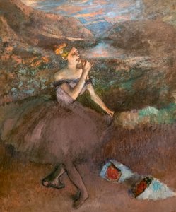 Boeketdanser. Rond 1895-1900 door Edgar Degas