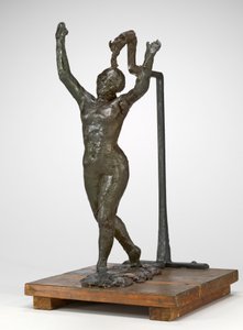 Danser Beweegt Vooruit, Armen Omhoog, ca. 1885-1890
