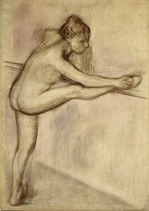 Danser bij de bar door Edgar Degas