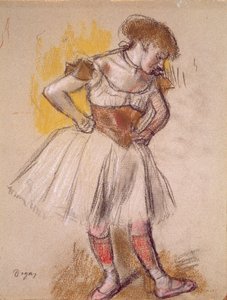 Danseres, ca. 1880 door Edgar Degas