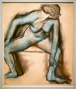 Danser in een badpak. Rond 1896