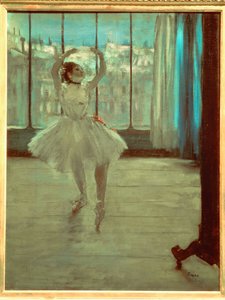 Danser voor een raam door Edgar Degas