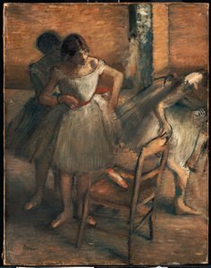 Dansers, 1895-1900 door Edgar Degas