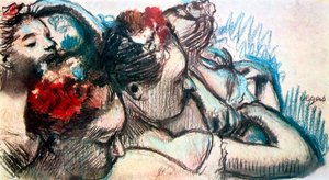 Hoofden van dansers, 1899