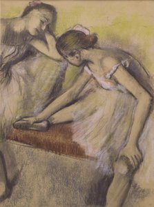 Dansers in rust, ca. 1898 door Edgar Degas