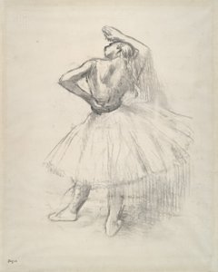 Staande danseres, rechterarm omhoog, ca. 1891