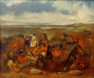 De slag bij Poitiers door Edgar Degas