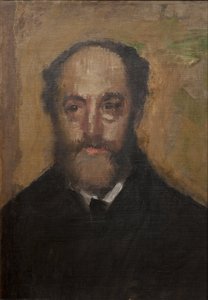 Portret van de kunstcriticus Emile Durand-Greville (1838-1914) door Edgar Degas